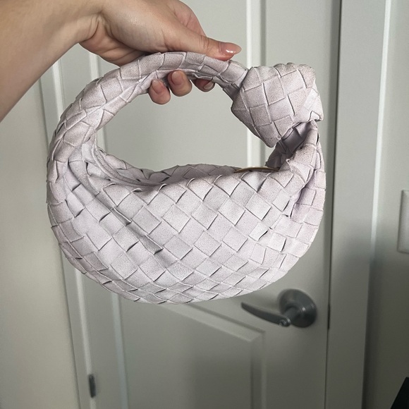 Bottega Veneta Mini Jodie Bag in Lavender Suede - Picture 2 of 9
